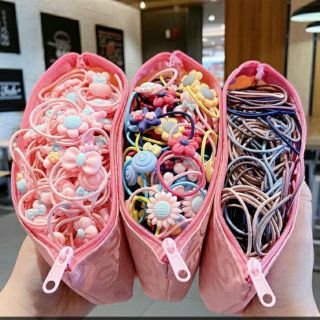 Dây buộc tóc siêu dễ thương cho bé gái