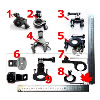 Kẹp ghi đông vít 1/4 dùng cho điện thoại, camera hành trình Gopro SJcam Eken DJI Osmo Action, gắn cây 3 chân livestream