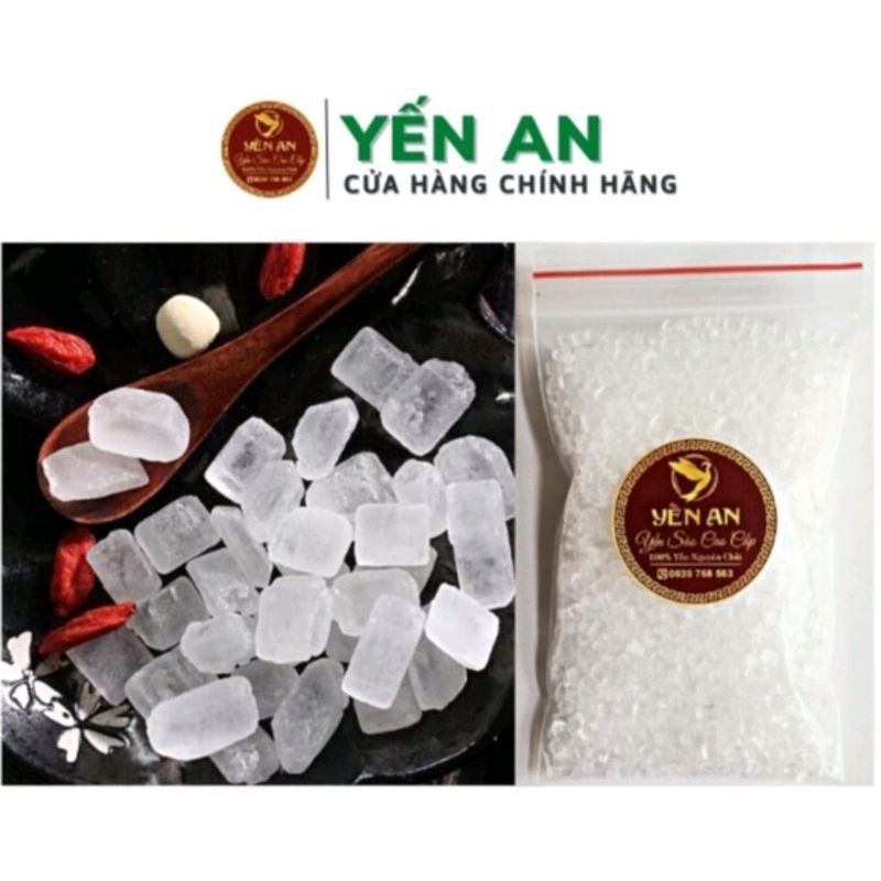Đường phèn viên sạch hạt nhỏ  dùng để chưng yến, nấu chè, nấu nước mát