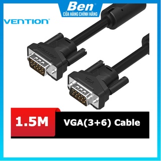 Cáp VGA tròn(3+6) Vention, dài 1,5m đến 10m Chính hãng Vention VAG-B04