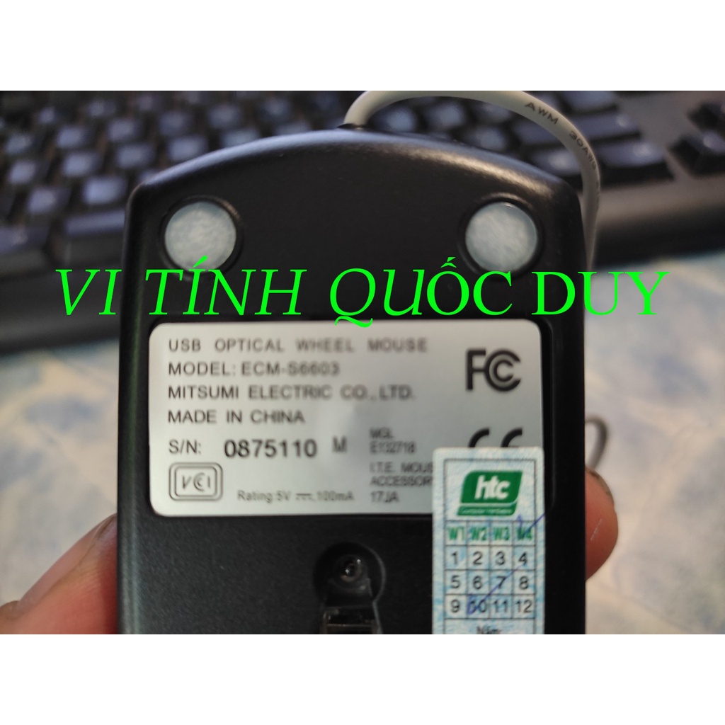 CHUỘT MITSUMI NHỎ 6603 CHÍNH HÃNG. VI TÍNH QUỐC DUY