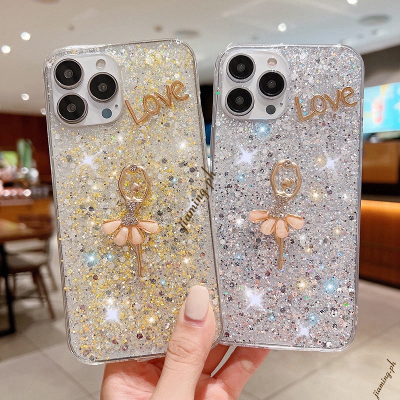 Ốp Điện Thoại Hình Cô Gái Múa Ba Lê Cho OPPO A5S A3S A12E A12 A31 A9 A5 2020 A15 A15S A35 A53 A32 2020 A52 A72 A92 A71 A16K A83 A54 4G A55 5G