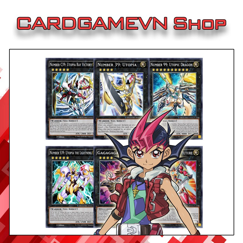Bộ Bài Yugioh Xyz Yuma Tsukumo 54 lá - HB13