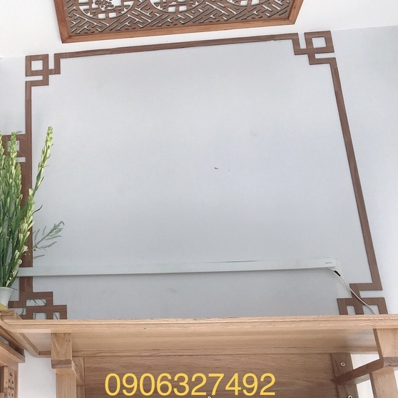 Bộ viền trang trí bàn thờ trang nghiêm và đẹp