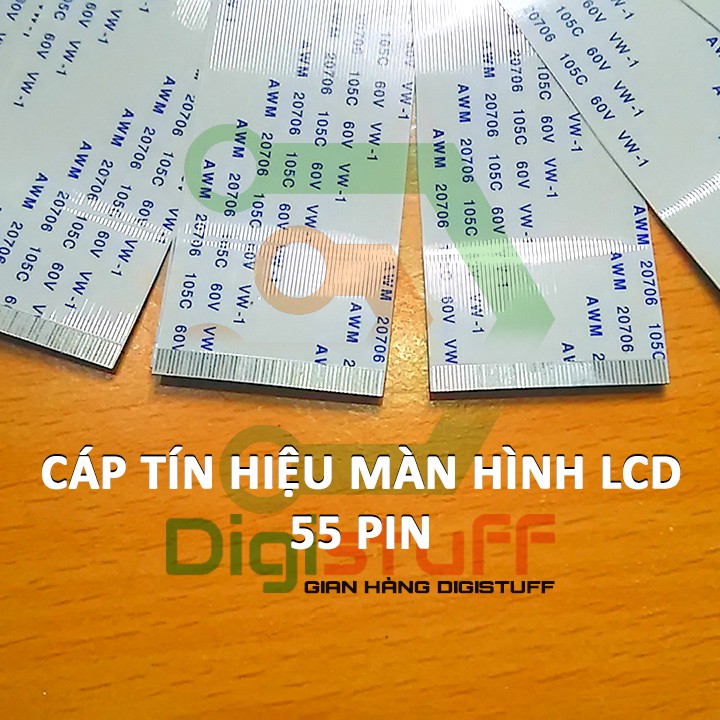 Cáp FFC 55 pin thay cáp bo tcon (t-con) / tín hiệu màn hình Ti vi | BigBuy360 - bigbuy360.vn