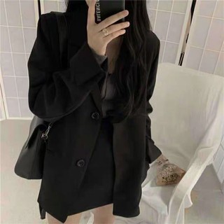 Áo Blazer Đen Cá Tính (Ảnh thật khách feedback)
