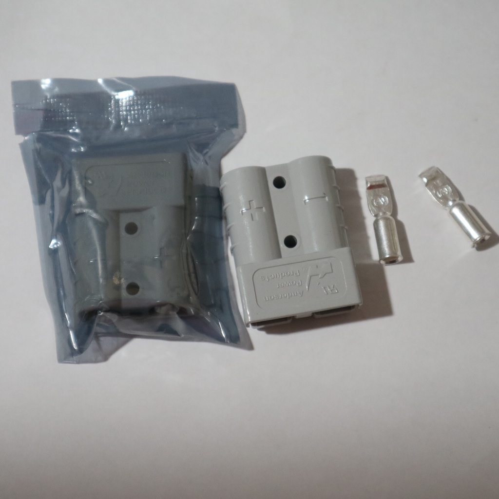 Jack cắm pin ác quy xe điện, xe nâng,UPS, jack cắm Anderson 50A 600V CHÍNH HÃNG