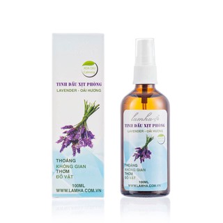 [Syme.vn] Tinh Dầu Xịt Phòng Oải Hương (Lavender) 100ml [Kiểm Định Bộ Y Tế]