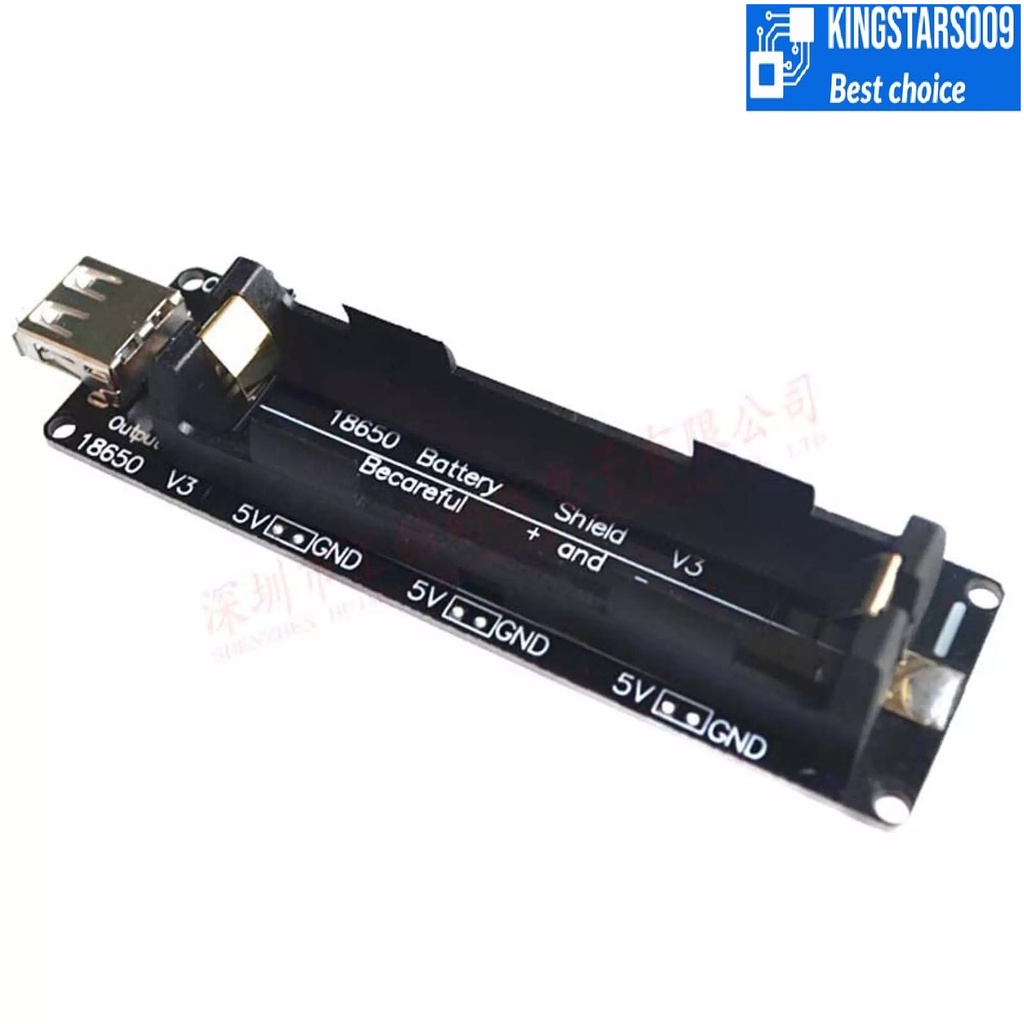 Mô đun Nguồn liên tục  18650 wemos shield cho Arduino, Raspberry