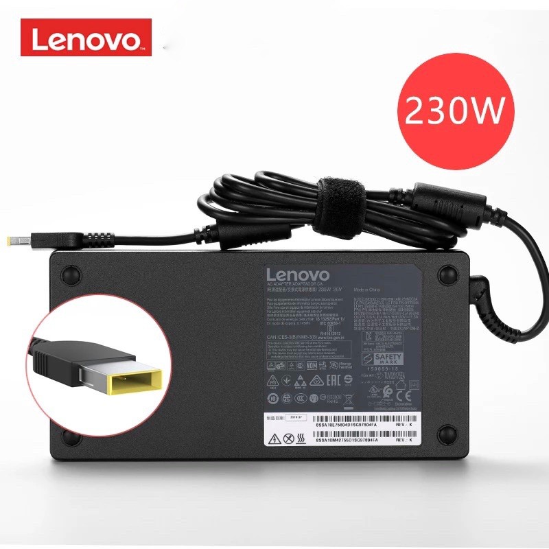 Sạc Lenovo Slim Đầu Kim Vuông 230W