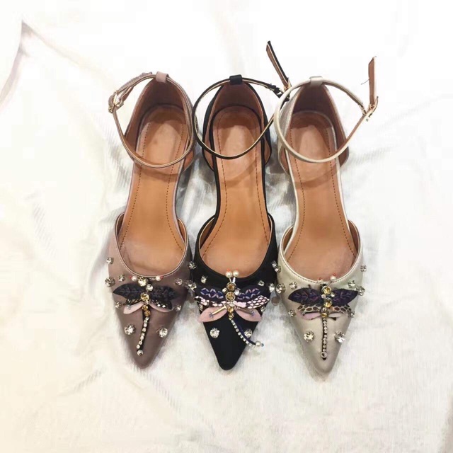 Sandal chuồn chuồn lụa