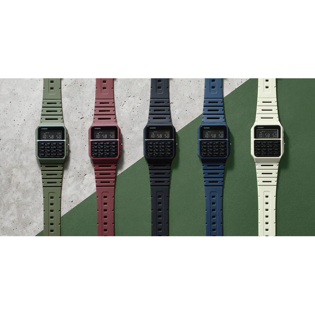 Đồng hồ nam chính hãng Casio Databank CA53 thiết kế kèm máy tính