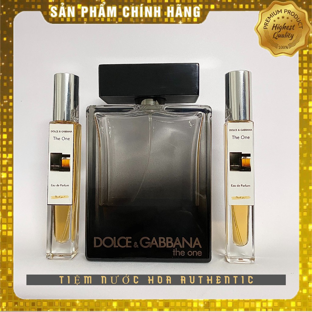 Nước hoa DG The One for men EDP chính hãng (mẫu thử 5 10 20ml)