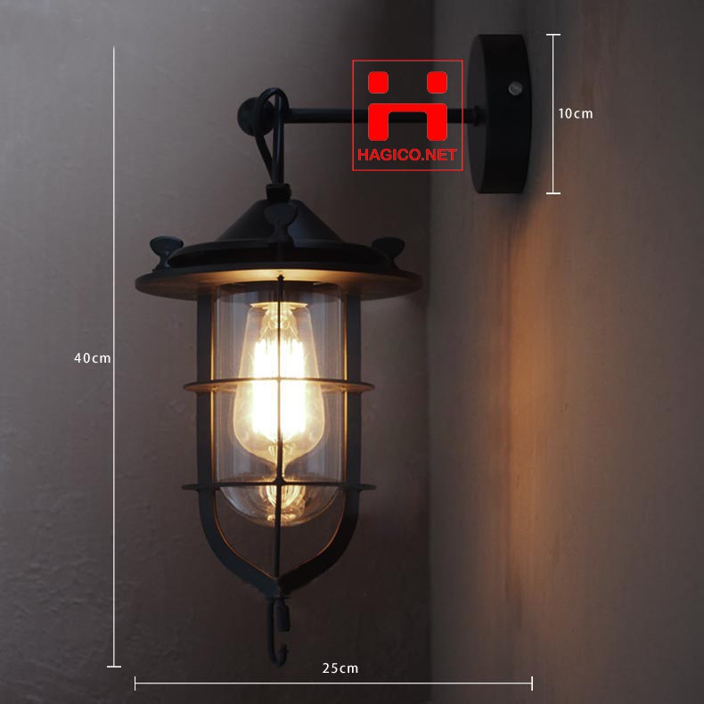 Đèn trang trí gắn tường chao thả nổ GTCN149