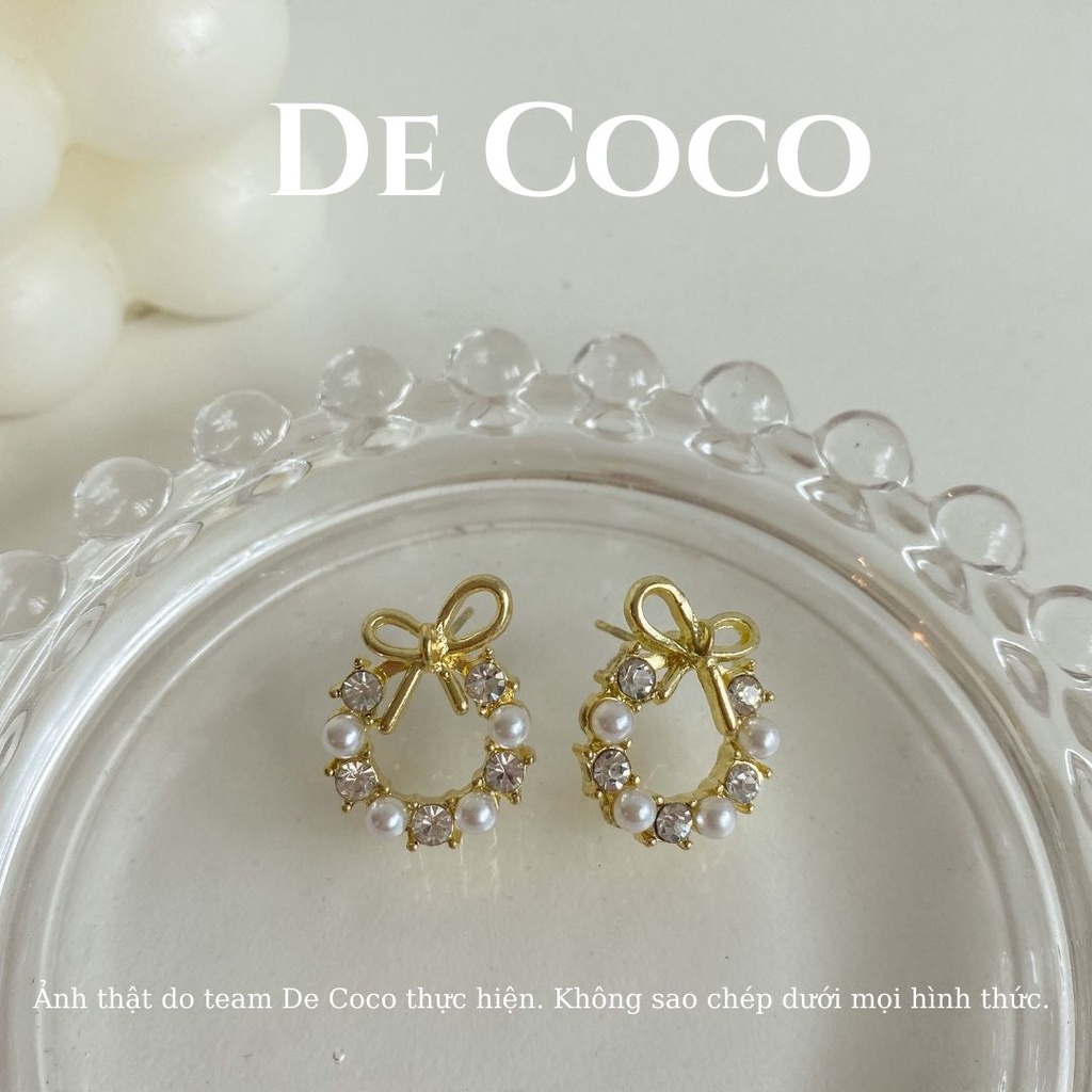 Bông tai nữ Floral Ring De Coco