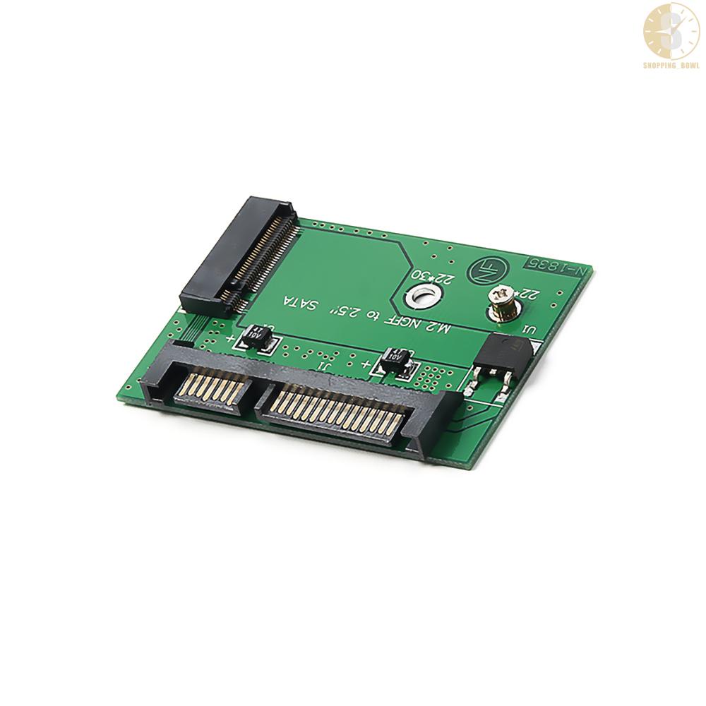 Card Chuyển Đổi M.2 Ngff Ssd 2.5in Sata3 Ngff Sang 2.5 Sata Hỗ Trợ Thẻ Nhớ 2242 Ssd
