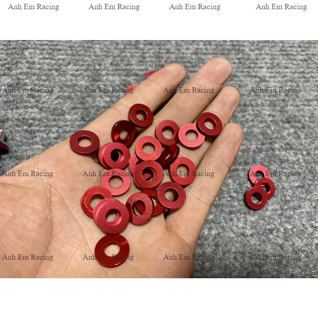 Lông đền nhôm 6ly gắn lốc máy , long đền lóc máy