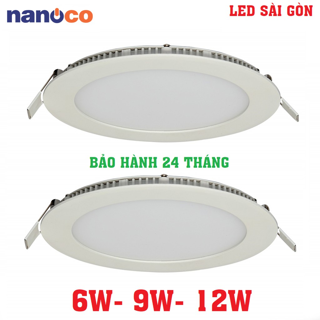 Đèn Led Âm Trần NSD 6W,9W,12W Siêu Mỏng Nanoco nsd - Hàng Chất Lượng - BH 24 Tháng