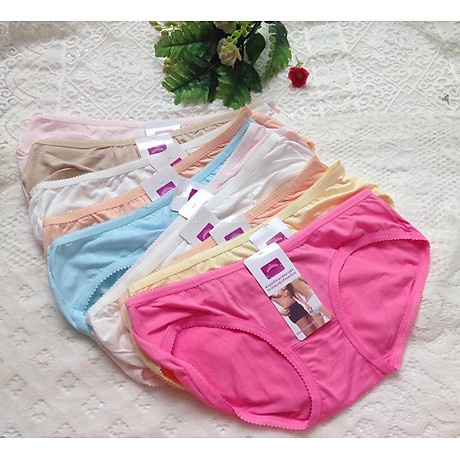 Quần lót nữ cotton Thái cao cấp thoáng mát kháng khuẩn khử mùi co giãn đàn hồi tốt quần sịp xịp do lot đồ lót nữ