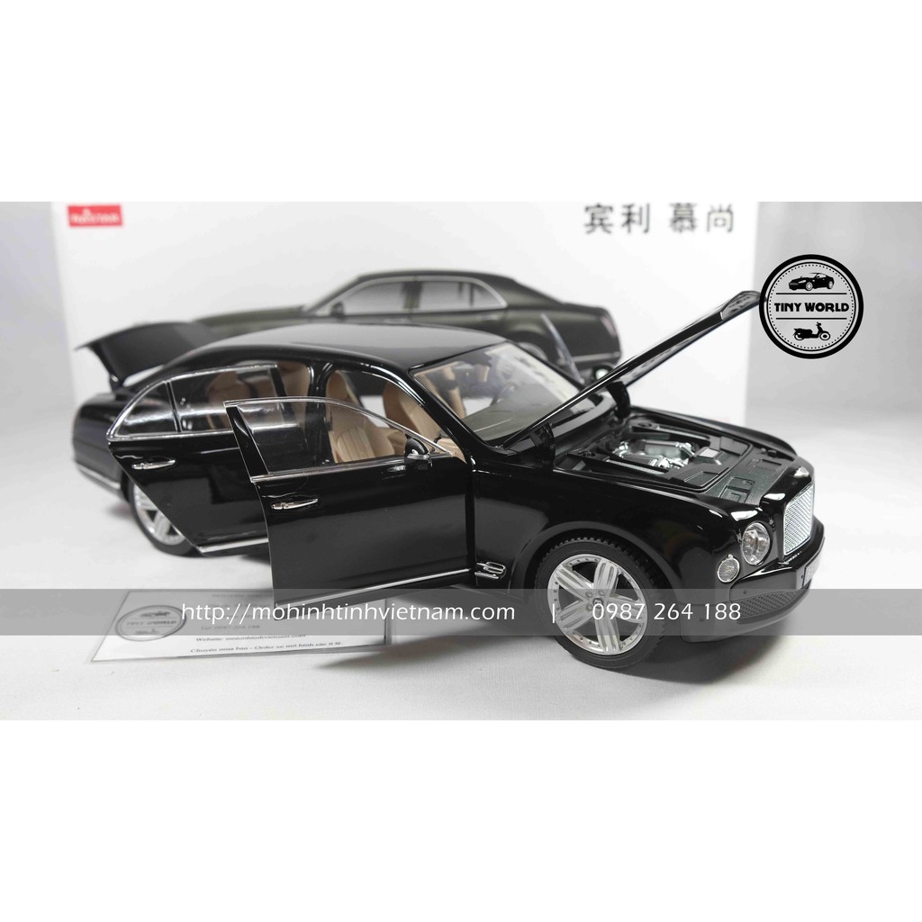 BENTLEY MULSANNE (ĐEN) 1:18 RASTAR