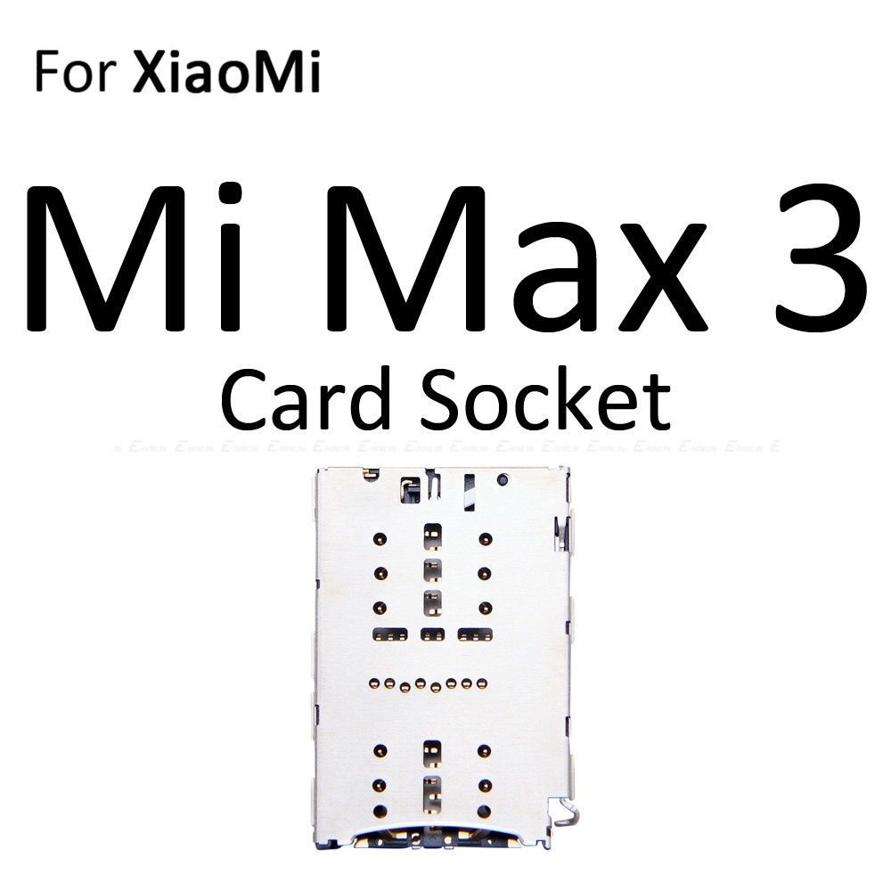 Khay Đựng Thẻ Sim Thay Thế Cho XiaoMi Mi Max 3 2 Micro SD