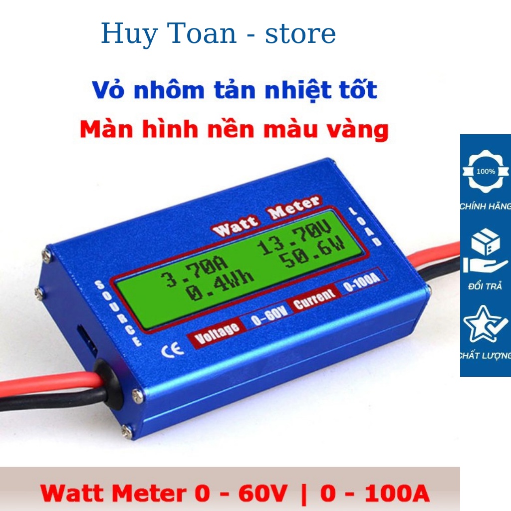 Máy đo dòng điện điện áp công suất watt metter 100A