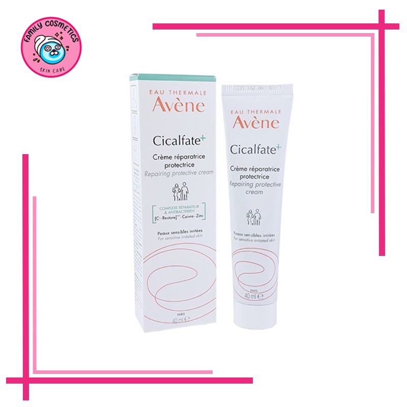 KEM DƯỠNG PHỤC HỒI DA Avene Cicalfate Restorative Skin Cream 40ml/100ml - Family Cosmetics