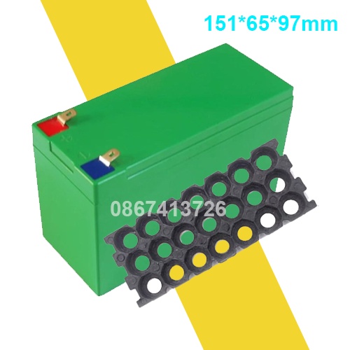 Vỏ bình acquy chứa 21 pin 18650