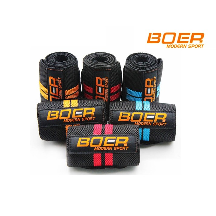 Đai quấn bảo vệ cổ tay khi tập Gym BOER Xỏ ngón cái - BOER Xỏ ngón cái