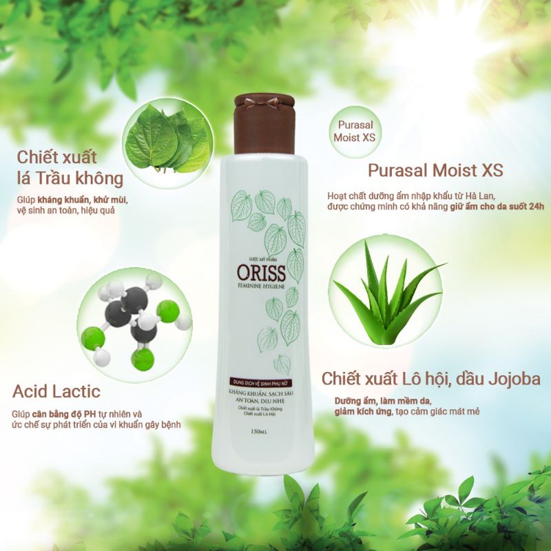 dung dịch vệ sinh phụ nữ oriss date 12-25