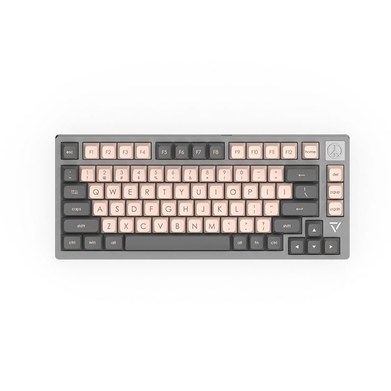 Bàn phím cơ Ajazz AC081 Gray Gasket Mount Kailh Box White switch