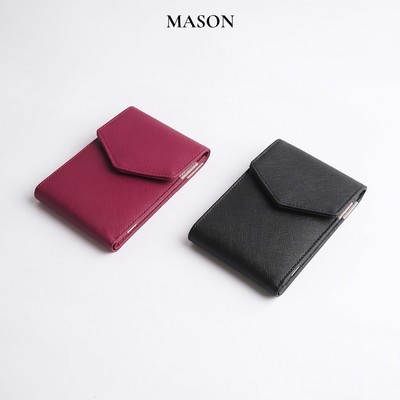 Ví nữ mini nhỏ gọn cầm tay Jenny cao cấp da Saffiano nhập khẩu thương hiệu MASON - M74