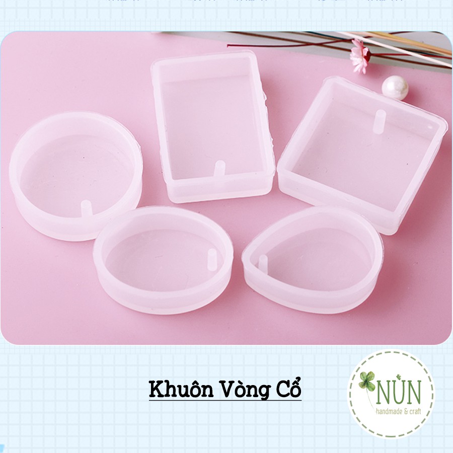 Khuôn Silicon Vòng Cổ Các Hình Mẫu 2D Làm Trang Sức, Handmade