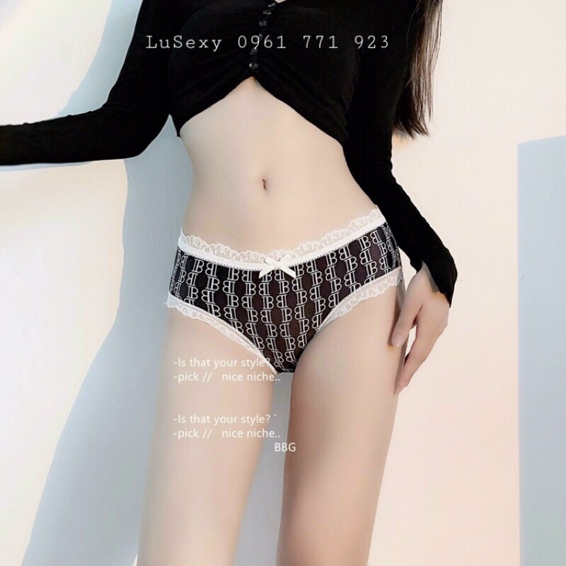 Quần lót nữ thun lạnh điều hoà mát lạnh họa tiết hoa dễ thương | BigBuy360 - bigbuy360.vn