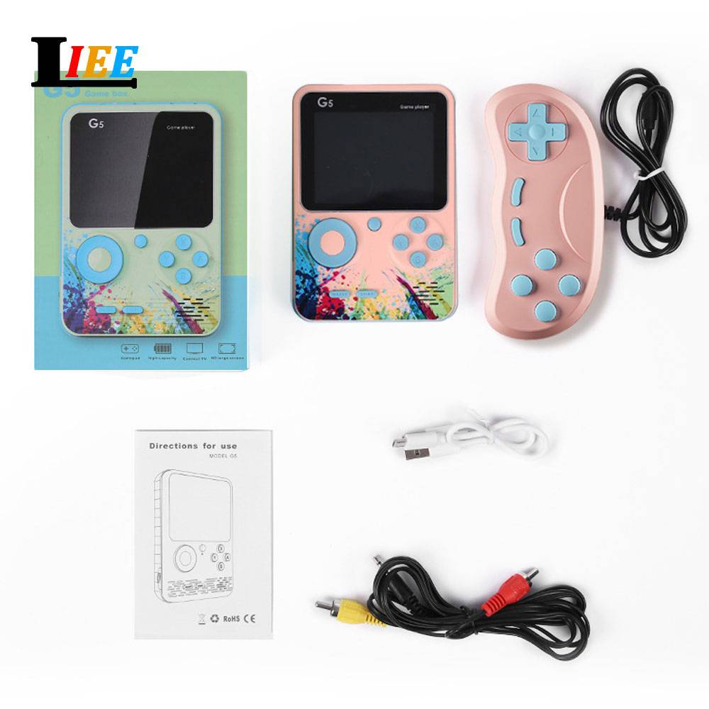 Máy Chơi Game Cầm Tay G5 Super Mario 500 Trò Chơi Cổ Điển Màn Hình LCD Phong Cách Retro
