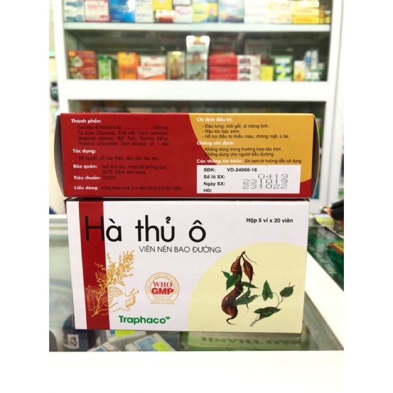 Hà thủ Ô traphaco 5 Vỉ