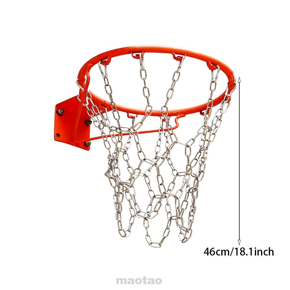 Practical Replacement Stainless Steel Rust Proof Thickened Easy Install Indoor Outdoor Basketball Net