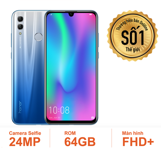 Điện Thoại Huawei Honor 10 Lite 24MP selfie 3GB/64GB - Hàng Chính Hãng