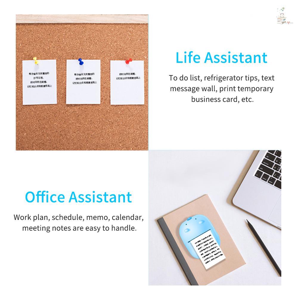 Máy In Ảnh Mini Bỏ Túi 200dpi Kèm 1 Cuộn Giấy In | BigBuy360 - bigbuy360.vn