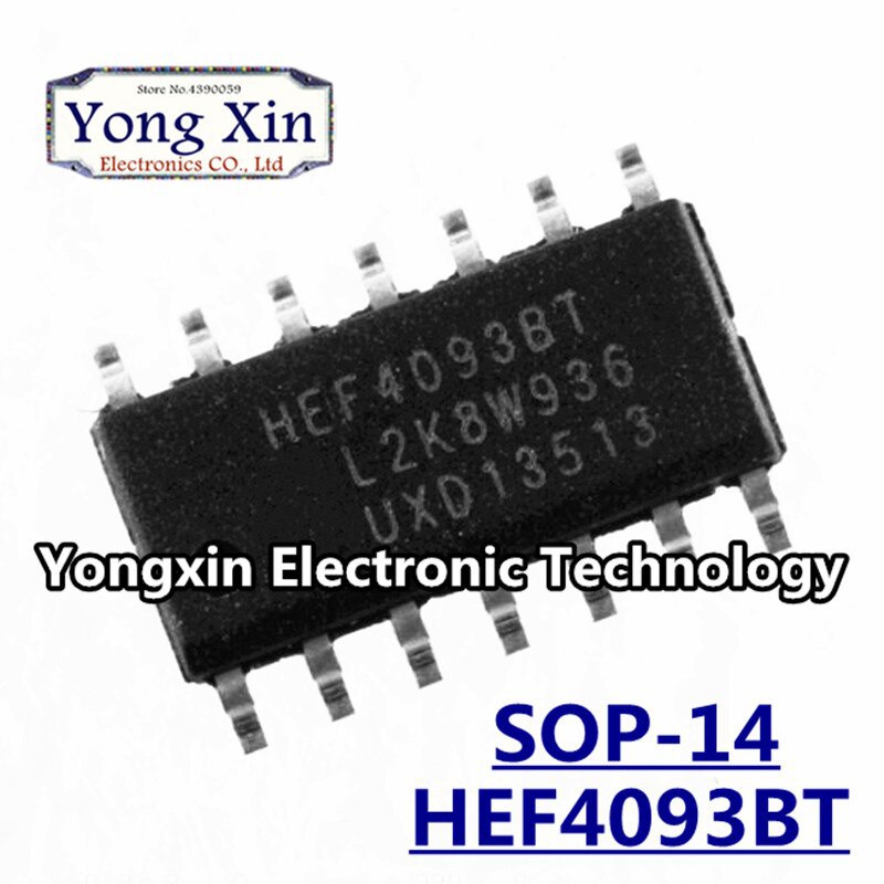 10 CÁI HEF4093BT SOP-14 HEF4093 4093 SOP14 chip thiết bị logic