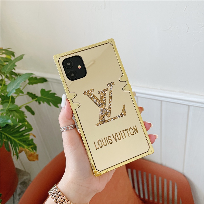 Ốp Điện Thoại Mềm Dáng Vuông Màu Vàng Sang Trọng Cho samsung s23 ultra s22 + s21 fe s20 s10 5g note20 note10 note9 note8