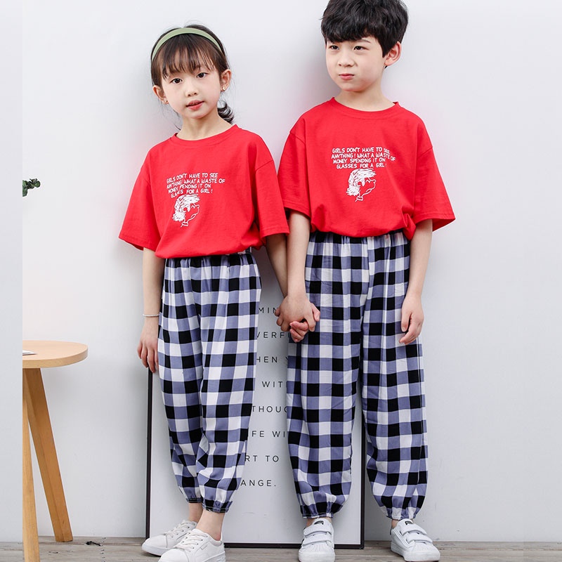 Quần Dài Ống Rộng Chất Liệu Cotton Thời Trang Xuân Thu Cho Bé 100-150cm