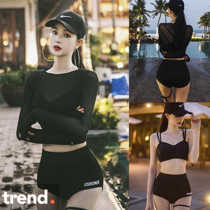 ⚡ SALE | HOT | | Sales Hè | Bộ bơi 3 mảnh áo lưới croptop ôm dáng CÓ SẴN . Chất lượng oke ~~~ .. .