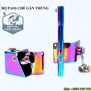 Bộ pass chế gắn thùng đá làm thùng câu cá