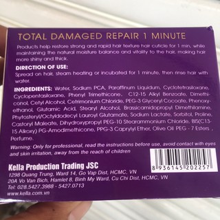 LACEI Kem ủ tóc phục hồi 1 phút 300ml