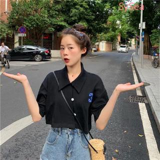 [Code CBS1403B 10% refund up to 30K single coin 200K] Short Sleeve Croptop Wide Design Concealer