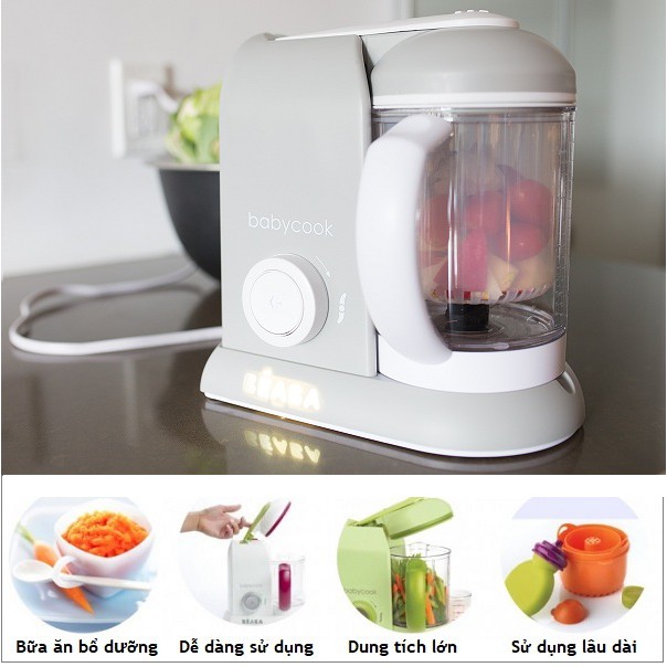 MÁY HẤP XAY ĐA NĂNG BÉABA BABYCOOK  CHO BÉ