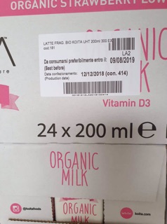 Sữa tươi hữu cơ Koita