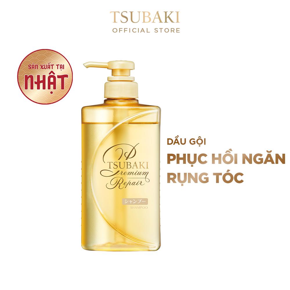 Dầu Gội Phục hồi Ngăn Rụng Tóc Premium Repair Tsubaki 490ml/chai