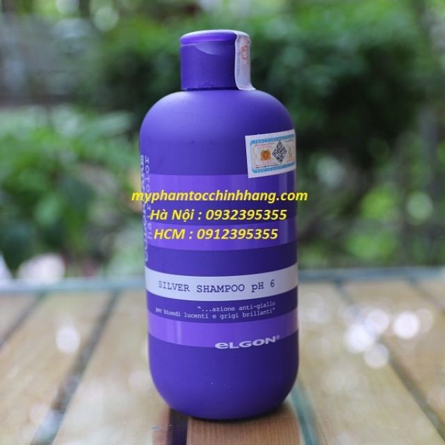 LẺ DẦU GỘI ELGON KHỬ ÁNH VÀNG CHO TÓC BẠCH KIM 300ML